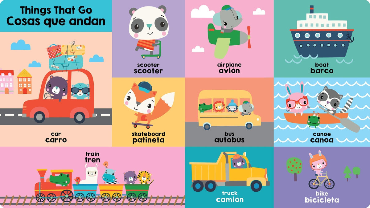 Fisher-Price First 100 Words (Primeras 100 Palabras) Board Book in English & Spanish