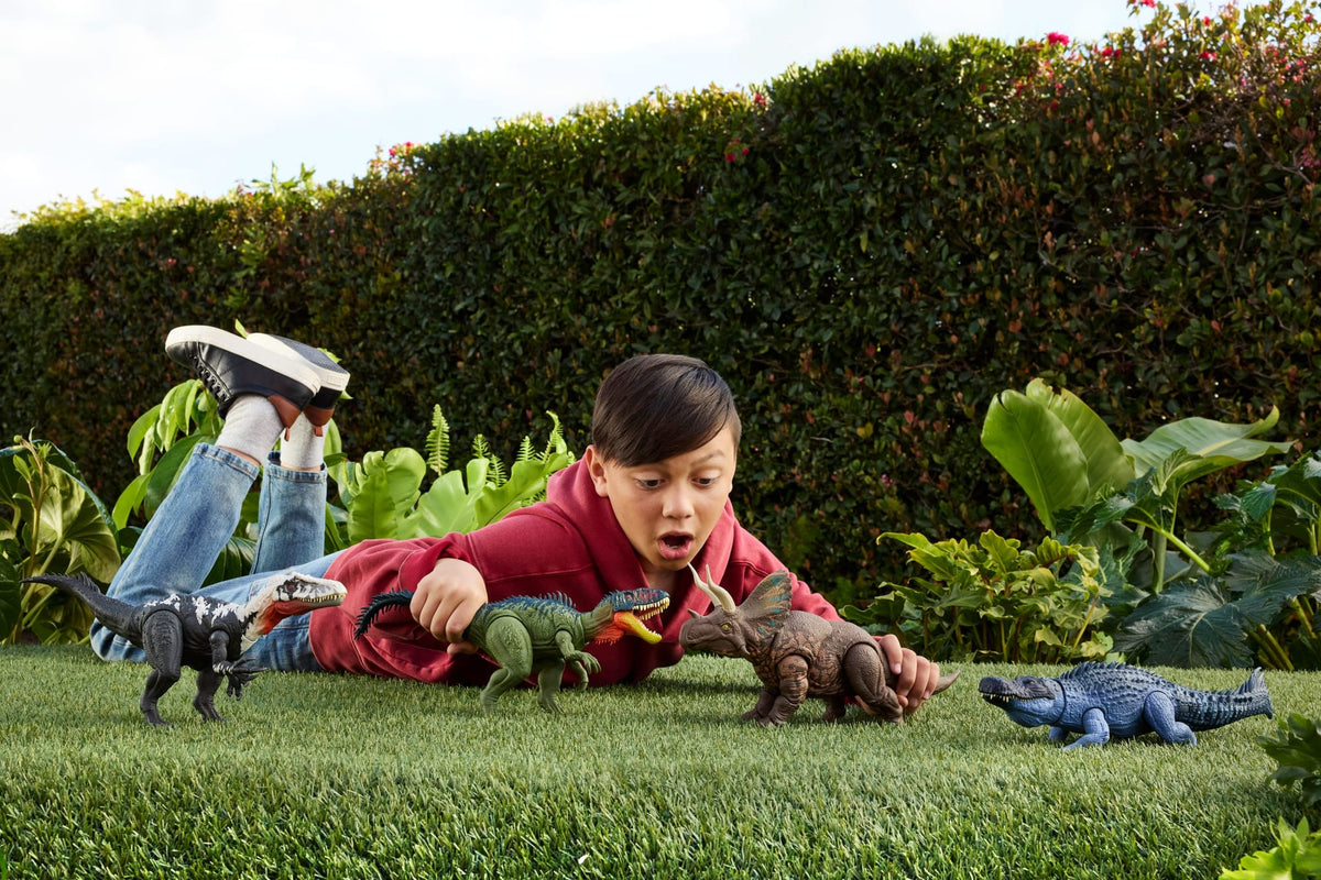 Jurassic World Dinosaurio de Juguete Rebirth Rastreadores Gigantes Purussaurus