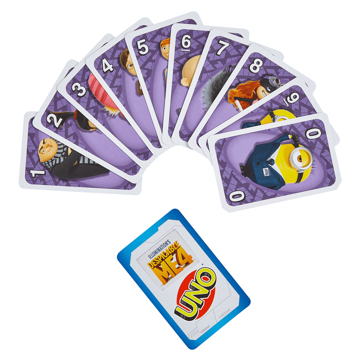UNO Despicable Me 4 Card Game For Kids & Family Night
