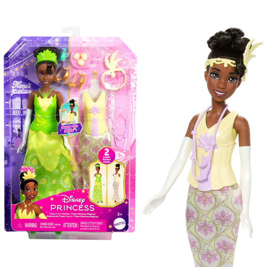 Princesses Disney  Poupée Mode  Histoires de Tiana 2-en-1