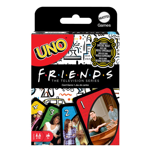 Uno Friends  Jeu de Cartes Pour Soirées de Jeu en Famille, Adultes