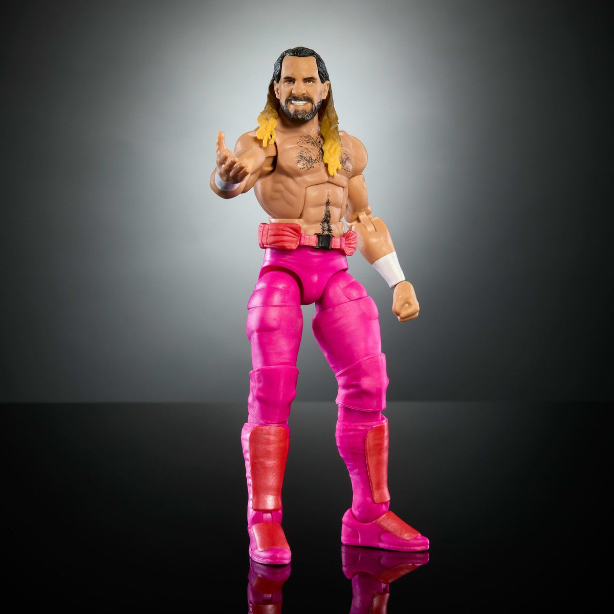 WWE Elite Collection Premium Live EVent Seth Rollins Action Figure Set, Wrestlemania Collectible