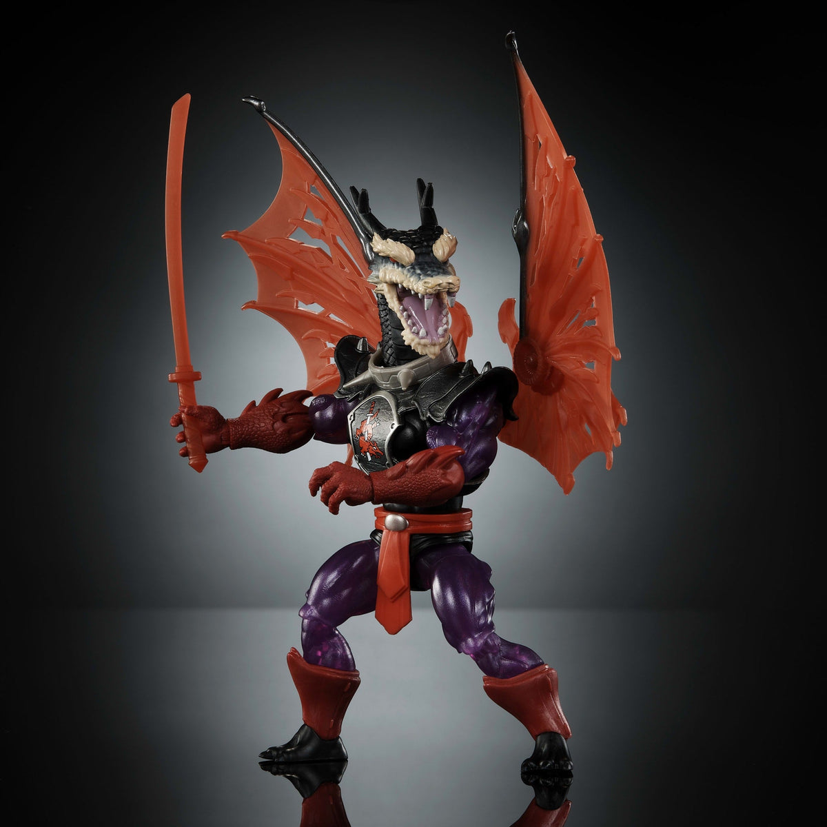 Masters Of Universe Origins Turtles Of Grayskull Ninjor Action Figure, Tmnt MOTU Reptile Wars Toy