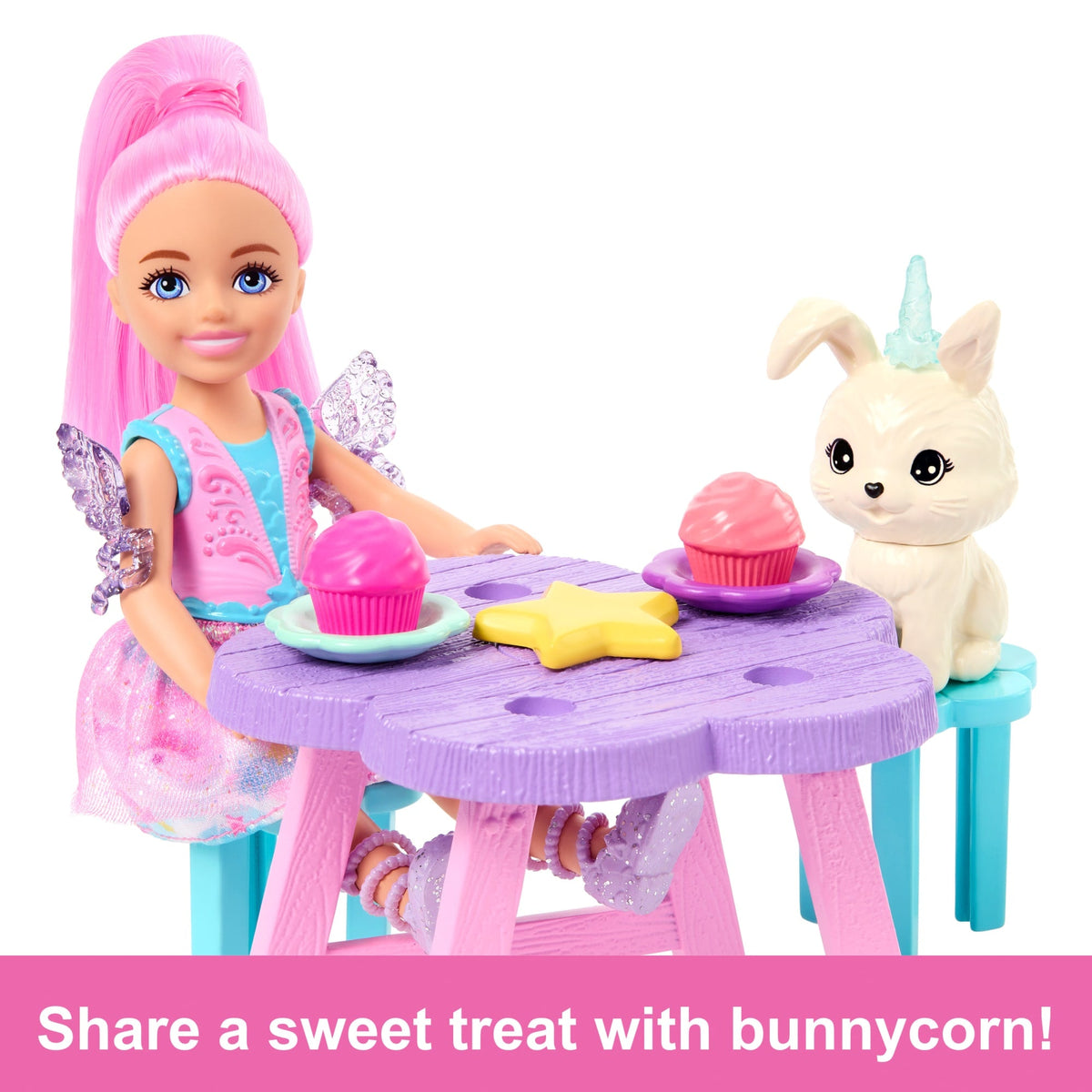 Barbie A Touch Of Magic Chelsea Doll Playset With Baby Pegasus, Winged Horse Toys