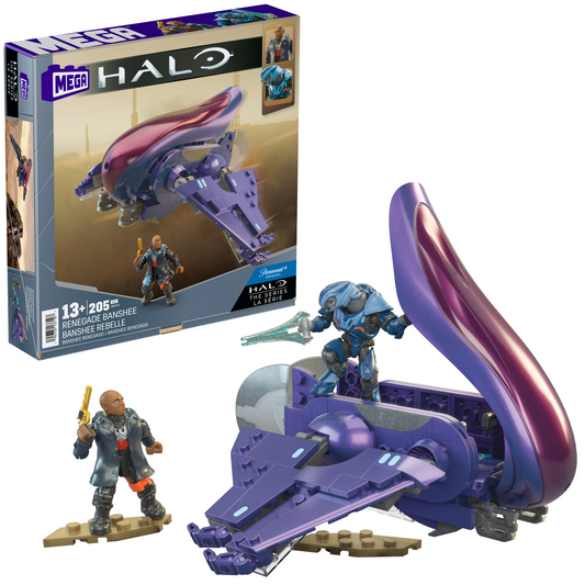 MEGA Halo Juguete de Construcción Banshee Renegado
